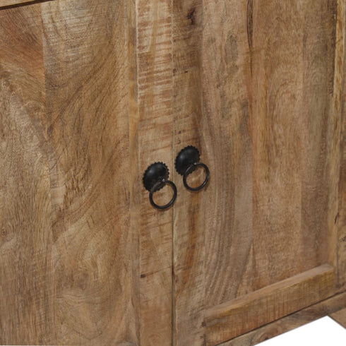 Rustika Rowe -  Sideboard with Shelves Solid Mango Wood 120x35x200 cm